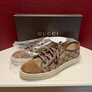 Gucci GG Canvas Suede Sneaker